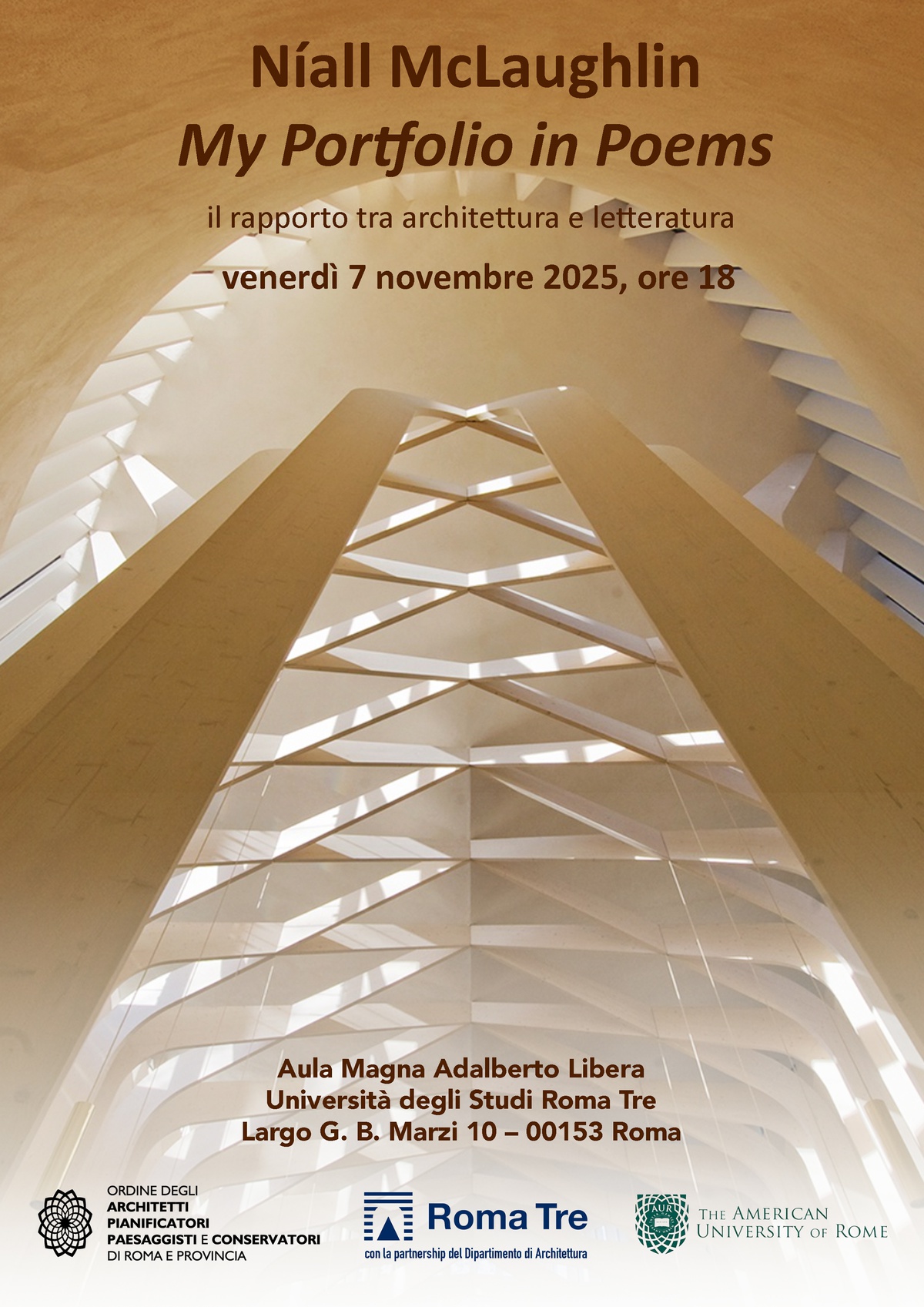 Níall's Lecture in Rome